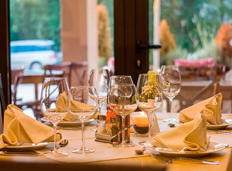 Comedor de un restaurante